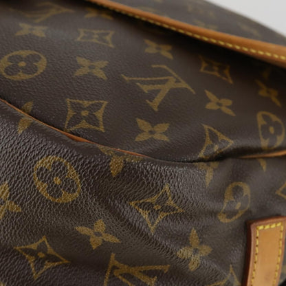 Louis Vuitton Saumur Handbag Monogram Canvas, BROWN, CANVAS, Shoulder bag