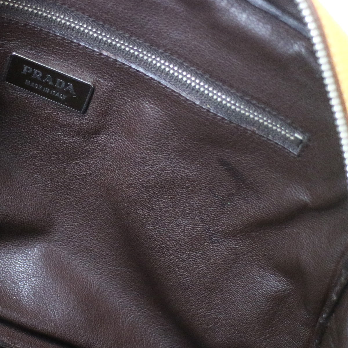 Prada Bowler Bag Saffiano Leather, BEIGE, LEATHER, Handbag