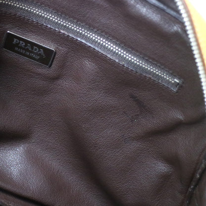 Prada Bowler Bag Saffiano Leather, BEIGE, LEATHER, Handbag