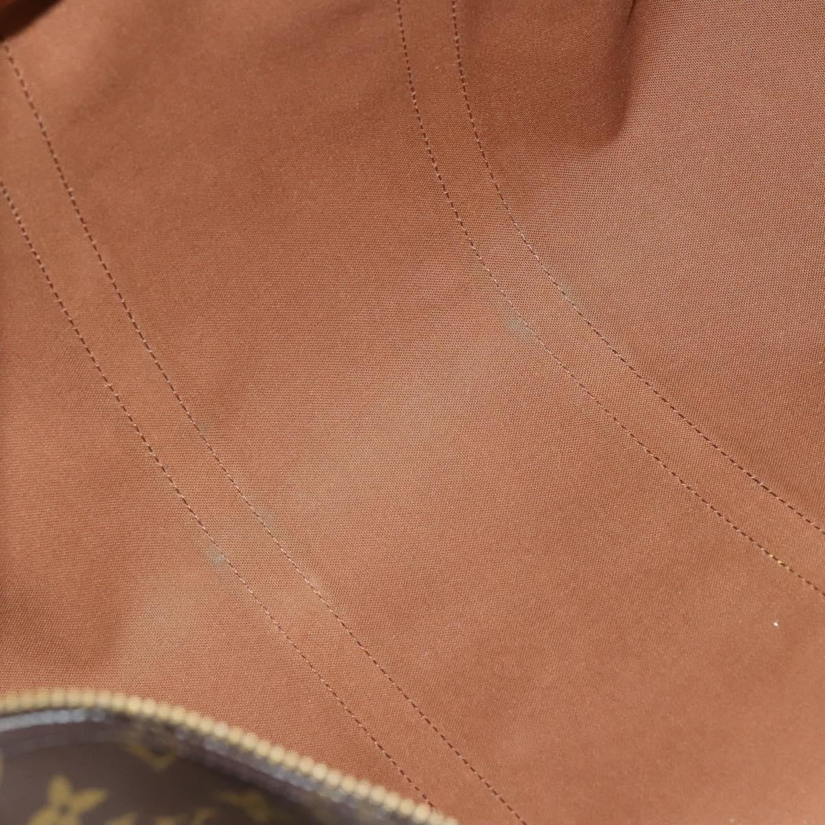 Louis Vuitton Keepall Bag Monogram Canvas, BROWN, CANVAS, Travel bag