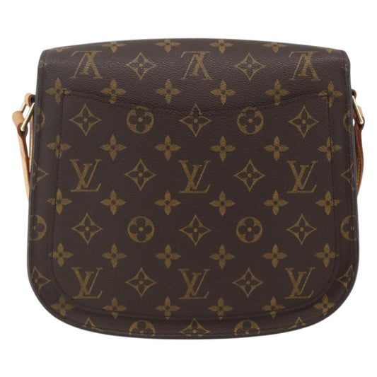Louis Vuitton Saint Cloud Handbag Monogram Canvas, BROWN, CANVAS, Shoulder bag