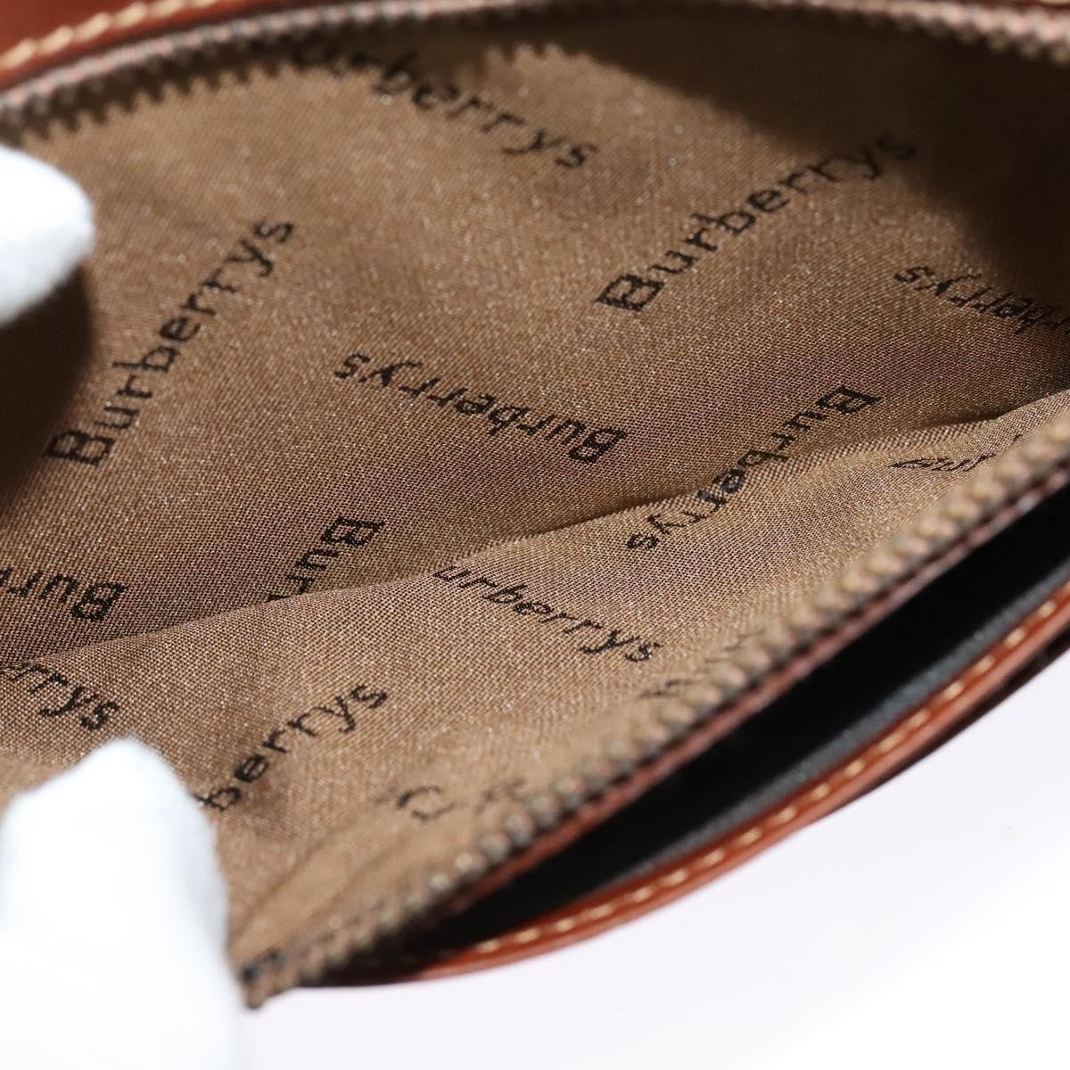 Burberry Nova check Pochette Canvas, BEIGE, CANVAS, Clutche & pouche