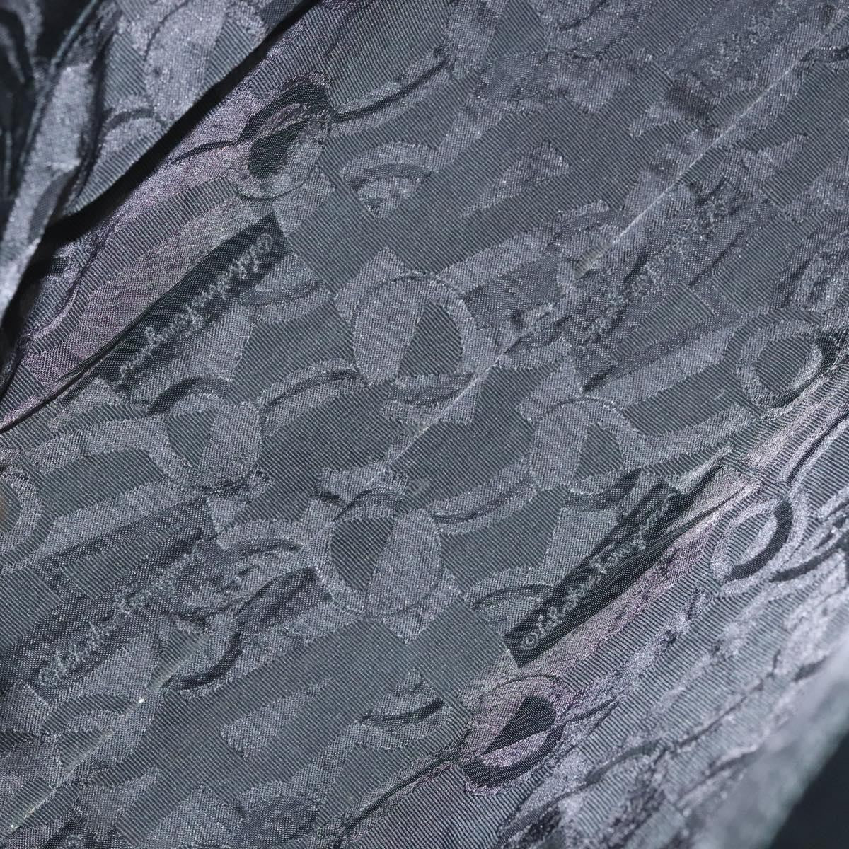 Salvatore Ferragamo Vala Shoulder Bag Leather, BLACK, LEATHER, Shoulder bag