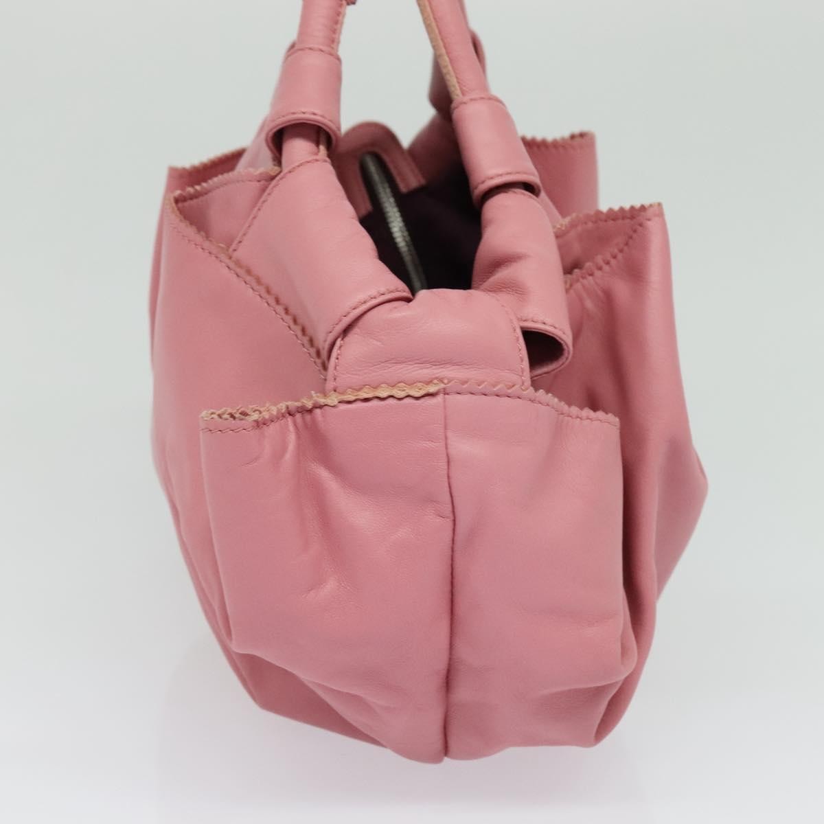 Loewe Anagram Logo Nappa Aire Hand Bag Leather, PINK, LEATHER, Handbag