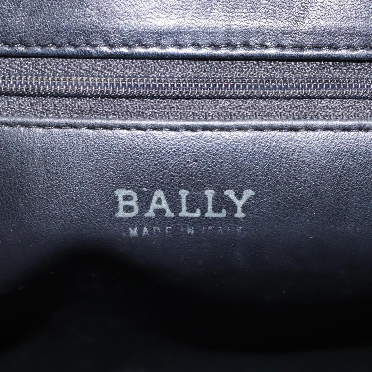 Bally Vintage Handbag Quilted Leather, Black, Leather, Handbag