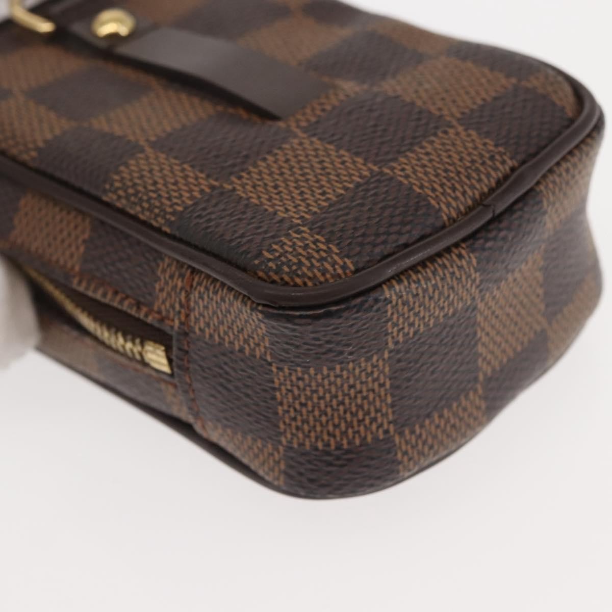 Louis Vuitton Etui Okapi Camera Case Damier, BROWN, CANVAS, Travel bag