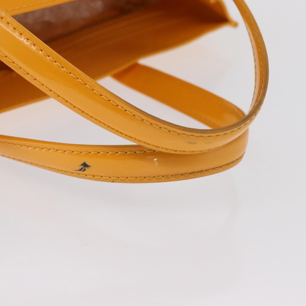 Louis Vuitton Wilshire Handbag Monogram Vernis, YELLOW, PATENT_LEATHER, Handbag