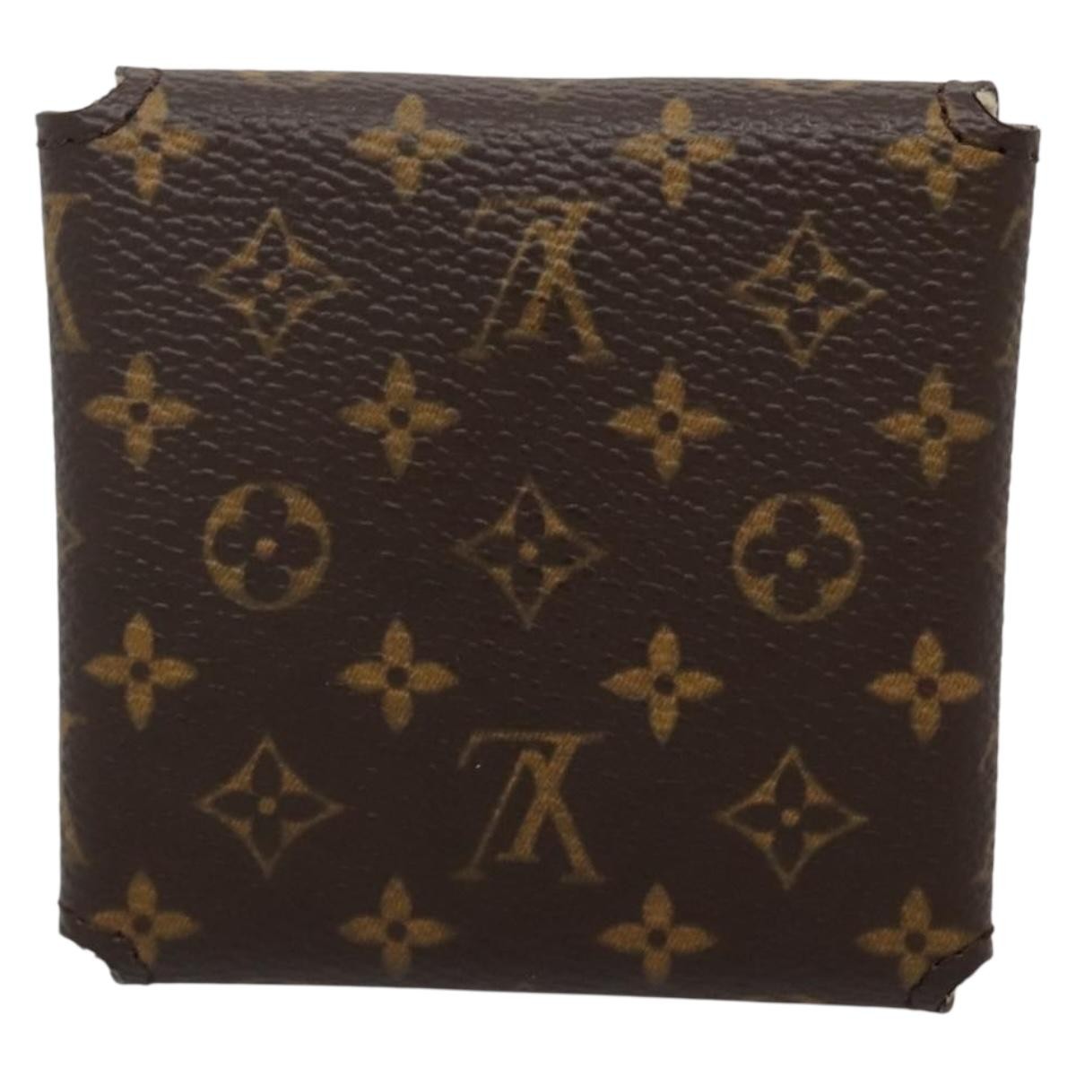 Louis Vuitton CASE JEWELRY BOX Canvas, BROWN, CANVAS, Wallets