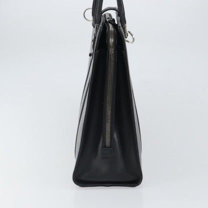 Gucci Vintage Handbag Leather, BLACK, LEATHER, Handbag