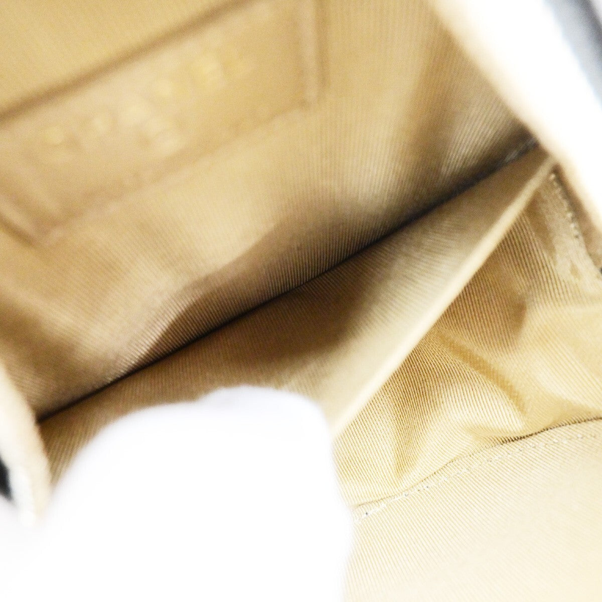 Chanel Chic Pearls Round Clutch with Chain Quilted Lambskin, BLACK, LEATHER, Shoulder bag