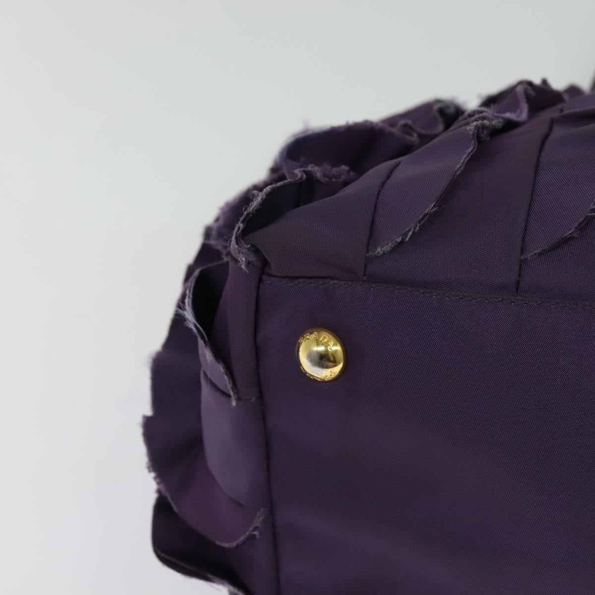 Prada Gaufre Convertible Tote Tessuto, PURPLE, NYLON, Tote bag