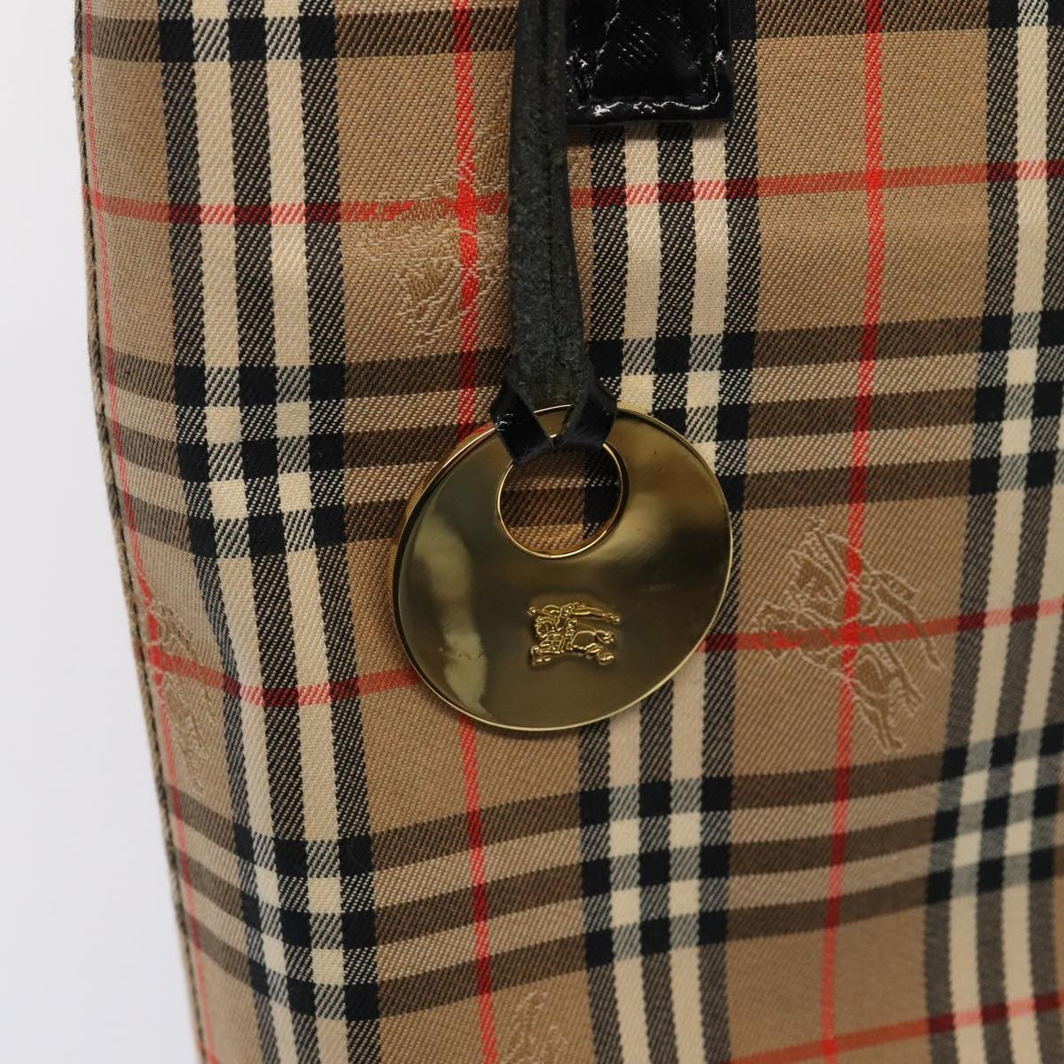 Burberry Nova Check Tote canvas check pattern, BEIGE, CANVAS, Tote bag