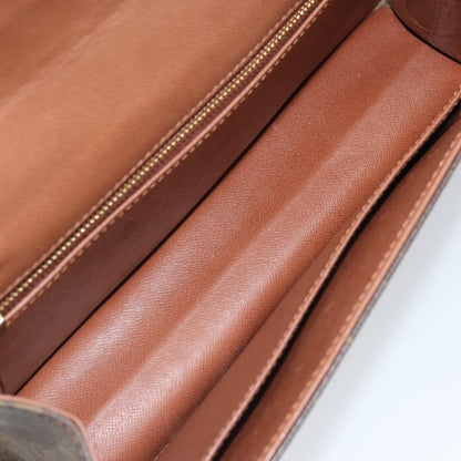 Louis Vuitton Dame Pochette Monogram Canvas, BROWN, CANVAS, Clutche & pouche