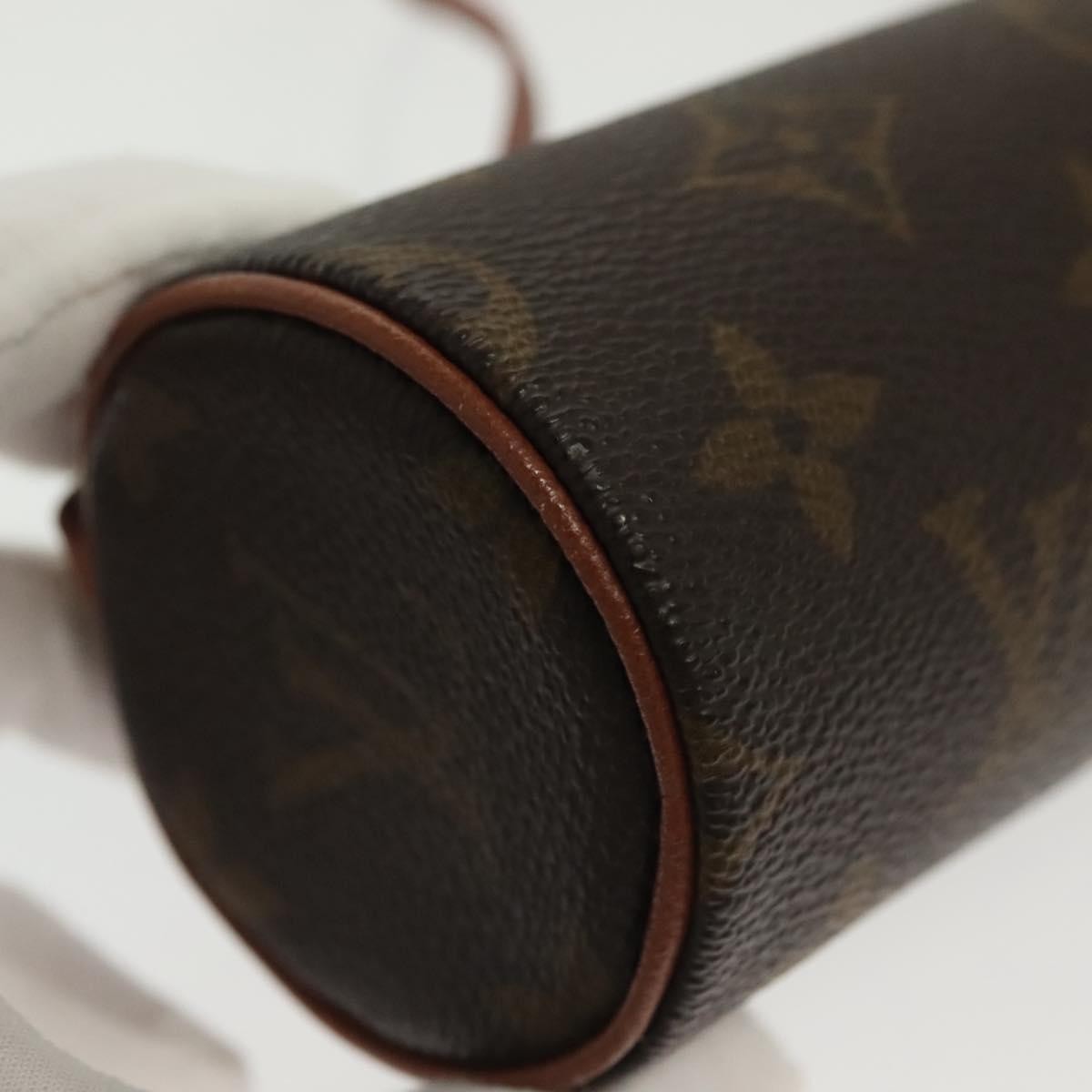 Louis Vuitton Papillon Pochette Monogram Canvas, BROWN, CANVAS, Handbag