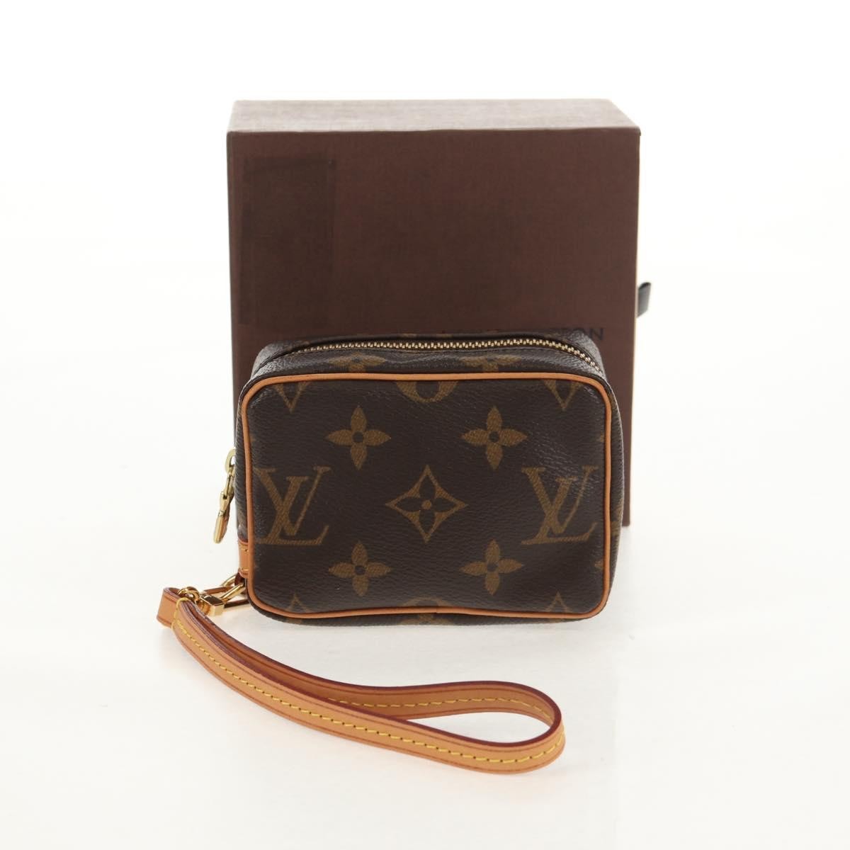 Louis Vuitton Wapity Trousse Pouch Monogram Canvas, BROWN, CANVAS, Clutche & pouche