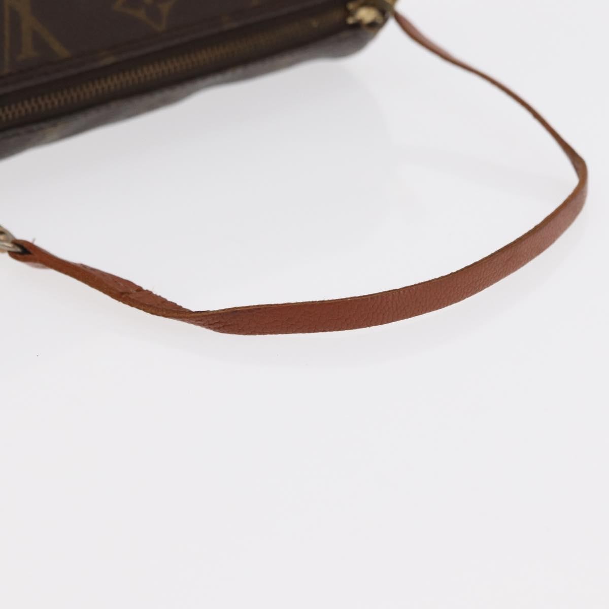 Louis Vuitton Papillon Pochette Monogram Canvas, BROWN, CANVAS, Clutche & pouche
