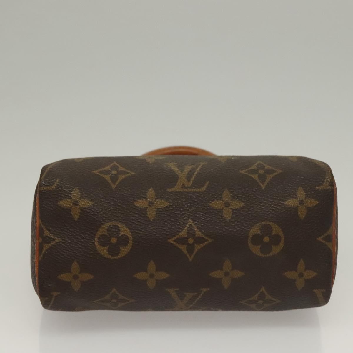 Louis Vuitton Speedy Mini HL Handbag Monogram Canvas, BROWN, CANVAS, Handbag