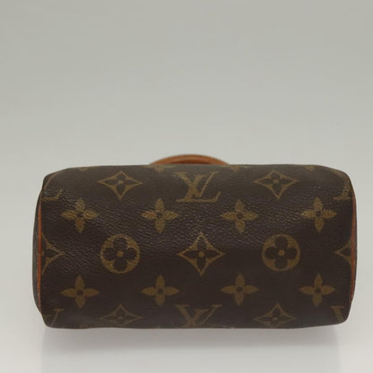 Louis Vuitton Speedy Mini HL Handbag Monogram Canvas, BROWN, CANVAS, Handbag
