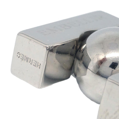 Hermes LHomme Peut Embellir La Terre Cadena Lock Charm Metal, SILVER, SILVER_PLATED, Charms and Keychains
