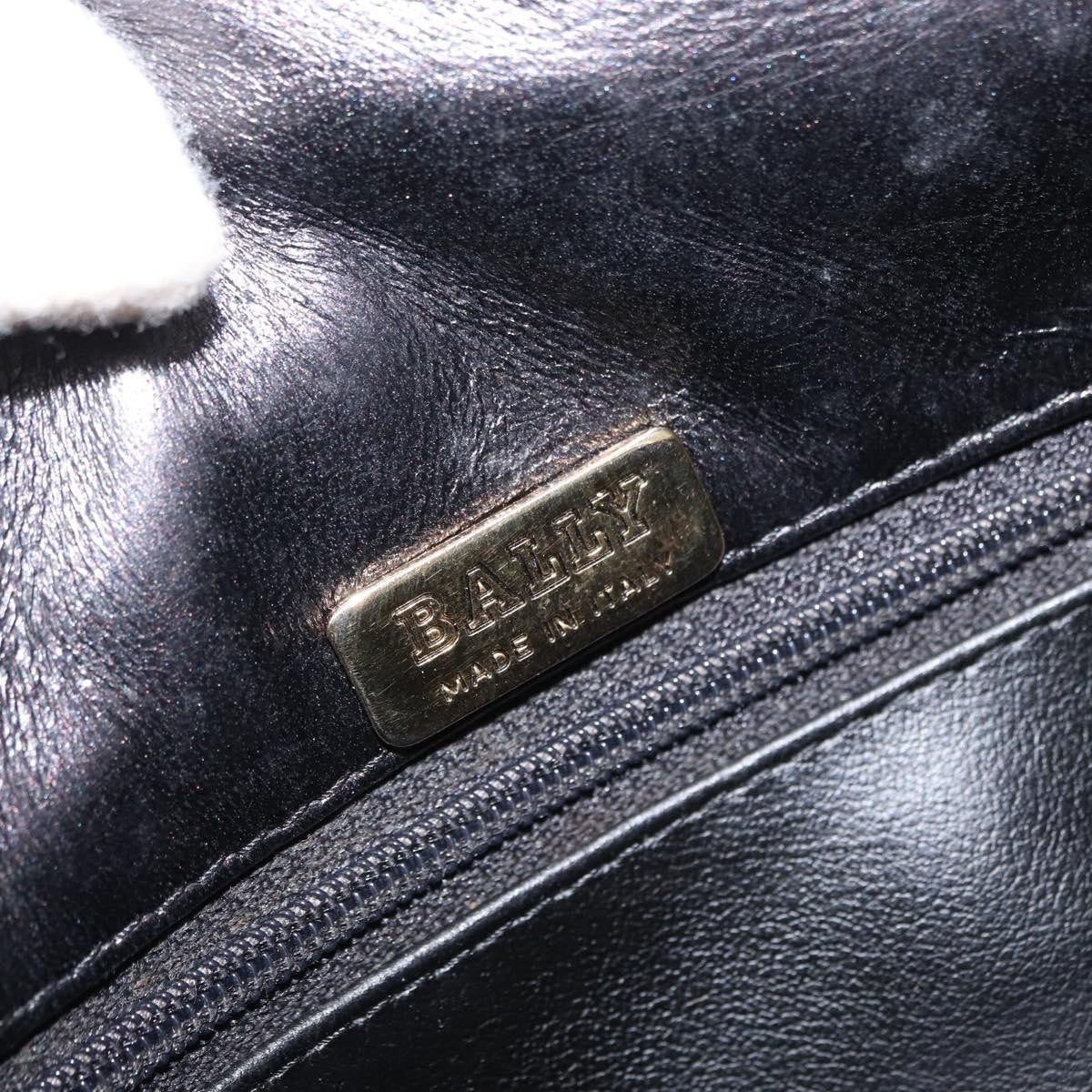 Bally Vintage Shoulder Bag Leather, BLACK, LEATHER, Shoulder bag