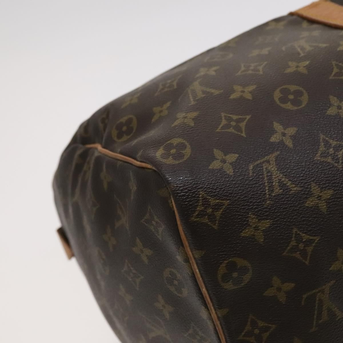 Louis Vuitton Keepall Bag Monogram Canvas, BROWN, CANVAS, Travel bag