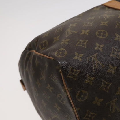 Louis Vuitton Keepall Bag Monogram Canvas, BROWN, CANVAS, Travel bag
