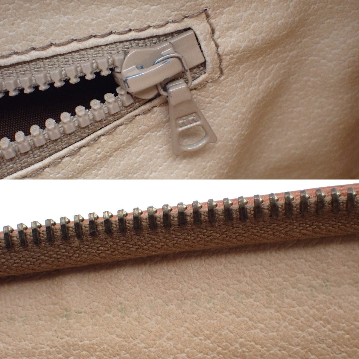 Celine Macadam Pochette Canvas and Leather, BROWN, CANVAS, Clutche & pouche