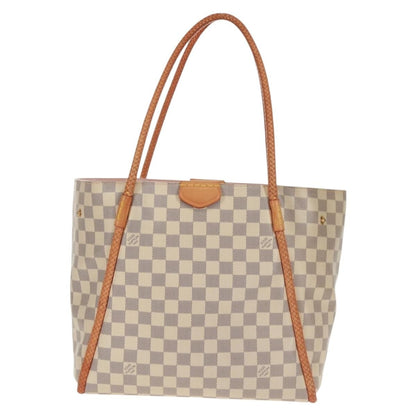 Louis Vuitton Propriano Handbag Damier, WHITE, CANVAS, Tote bag