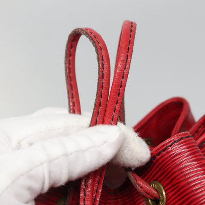 Louis Vuitton Noe Handbag Epi Leather, RED, LEATHER, Handbag