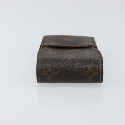 Louis Vuitton Cigarette Case Monogram Canvas, BROWN, CANVAS, Clutche & pouche