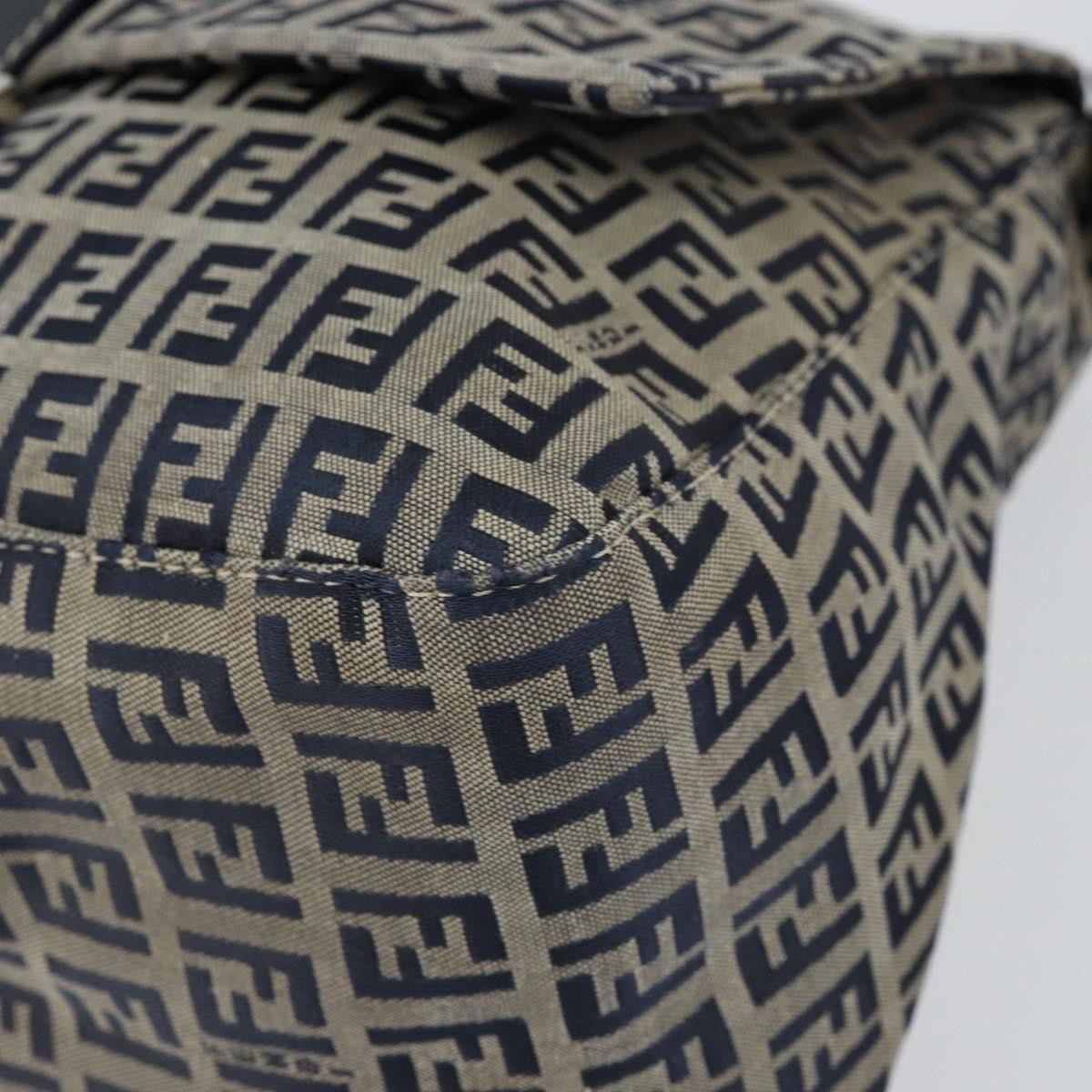 Fendi Mama Forever Bag Zucchino Canvas, NAVY, CANVAS, Tote bag