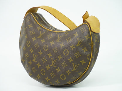 Louis Vuitton Croissant Handbag Monogram Canvas, BROWN, CANVAS, Shoulder bag