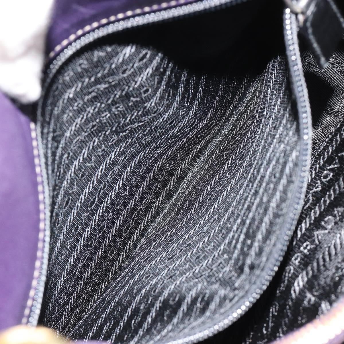 Prada Chain Shoulder Bag Leather, Purple, Leather, Handbag