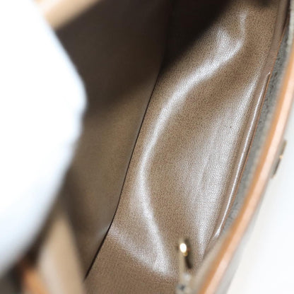 Christian Dior Vintage Honeycomb Shoulder Bag Canvas, BEIGE, CANVAS, Shoulder bag