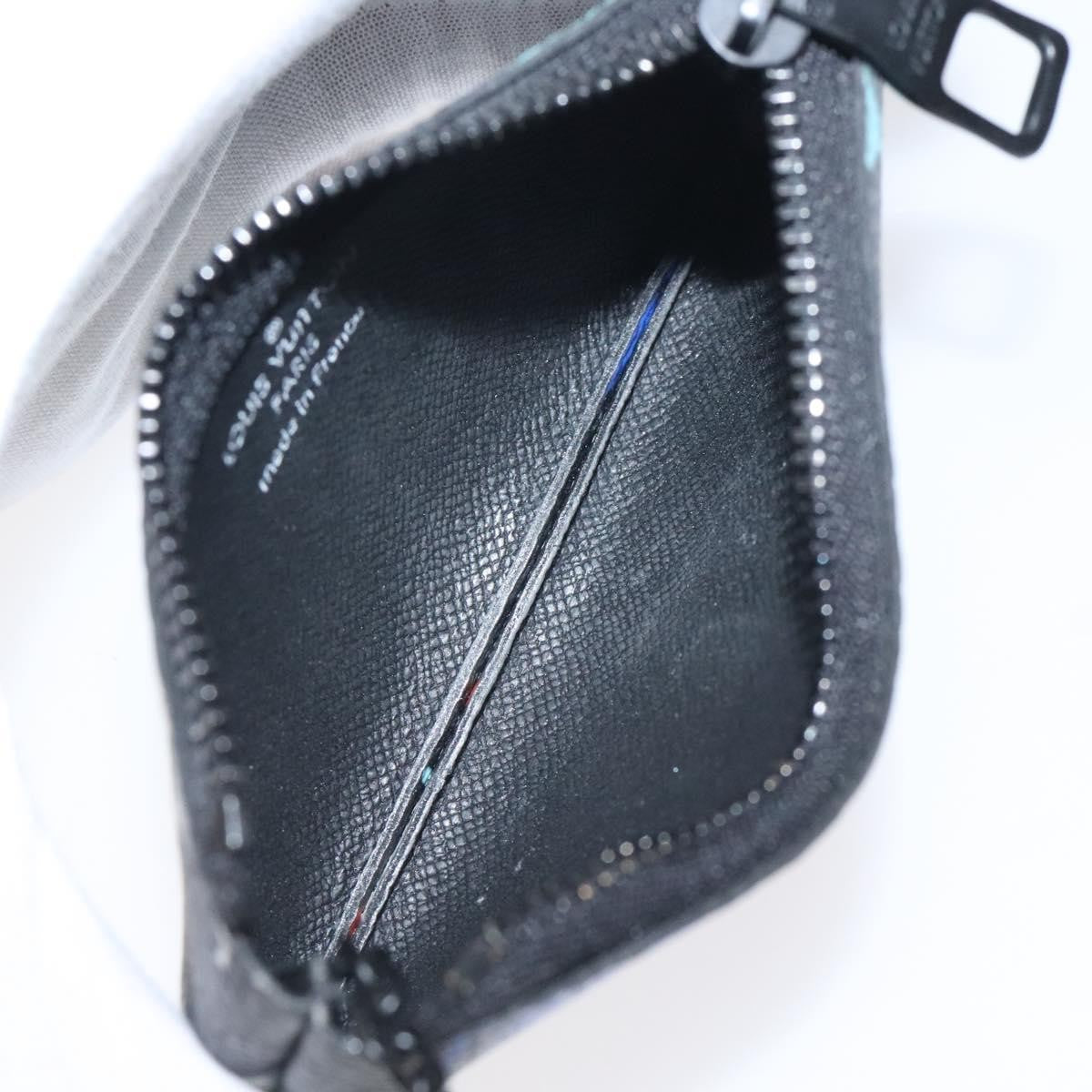 Louis Vuitton Pochette Clés Monogram Canvas, BLACK, CANVAS, Wallets