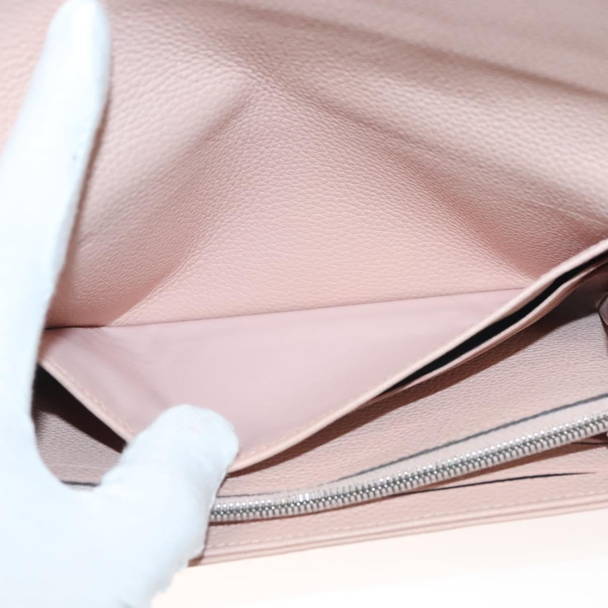 Louis Vuitton Iris Wallet Mahina Leather, PINK, LEATHER, Wallets