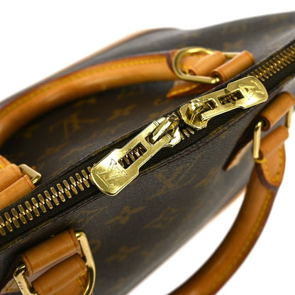 Louis Vuitton Alma Handbag Monogram Canvas, BROWN, CANVAS, Handbag