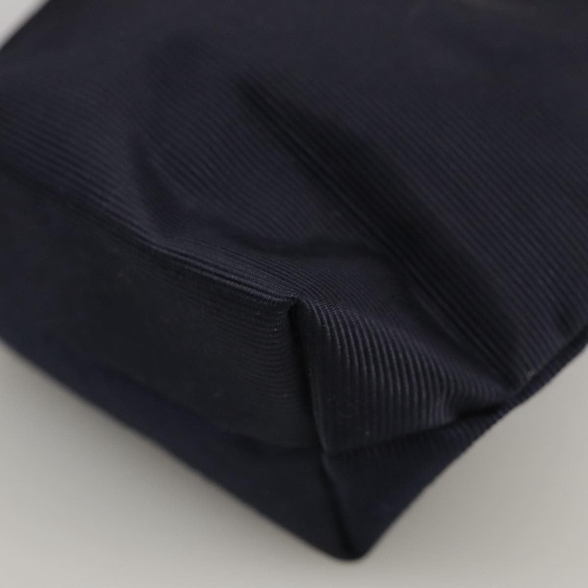 Celine Circle Logo Pouch Nylon, NAVY, NYLON, Clutche & pouche