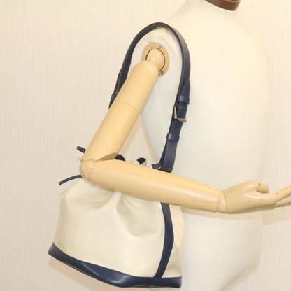 Louis Vuitton Petit Noe Handbag Two Tone Epi Leather, WHITE, LEATHER, Handbag