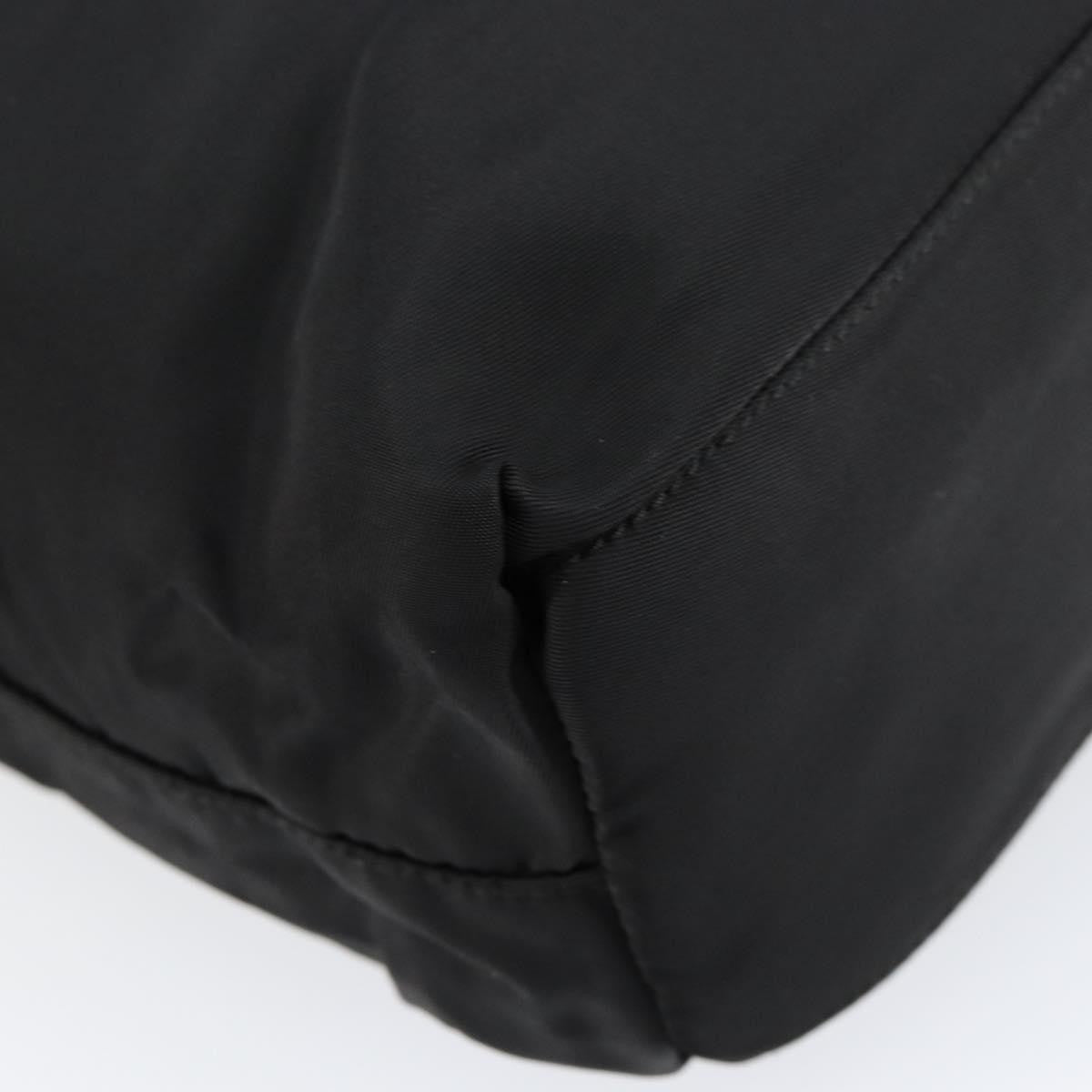 Prada Vintage Zip Tote Tessuto, BLACK, NYLON, Tote bag