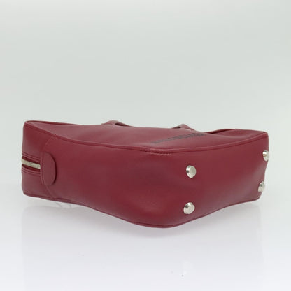 Balenciaga Triangle Duffle Bag Leather, RED, LEATHER, Handbag