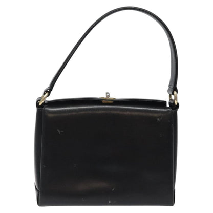 Gucci Vintage Convertible Box Crossbody Bag Leather, BLACK, LEATHER, Handbag