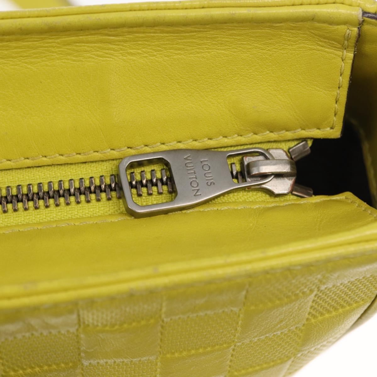 Louis Vuitton Tadao Handbag Damier Infini Leather, YELLOW, LEATHER, Handbag