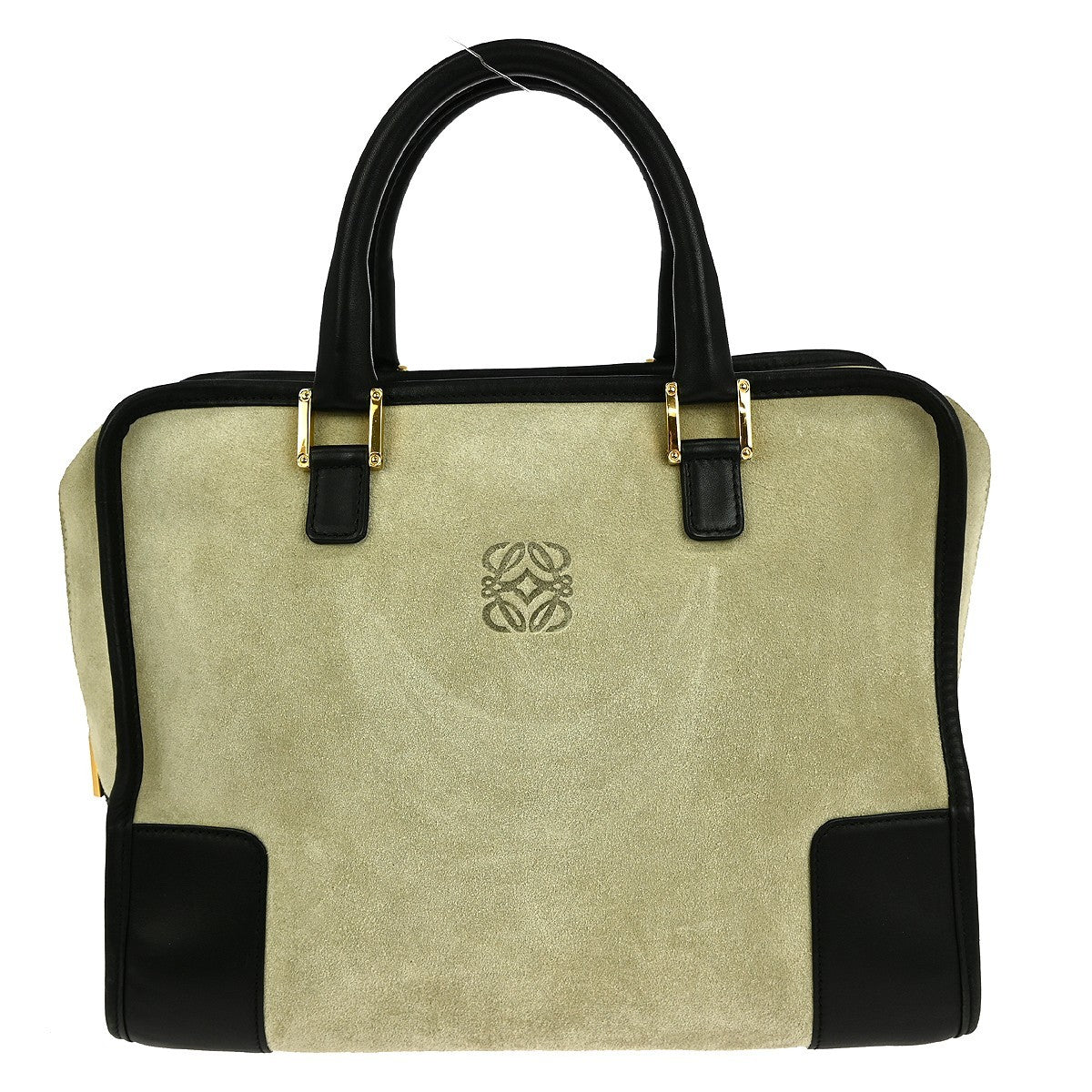 Loewe Amazona Bag Suede, BEIGE, SUEDE, Handbag