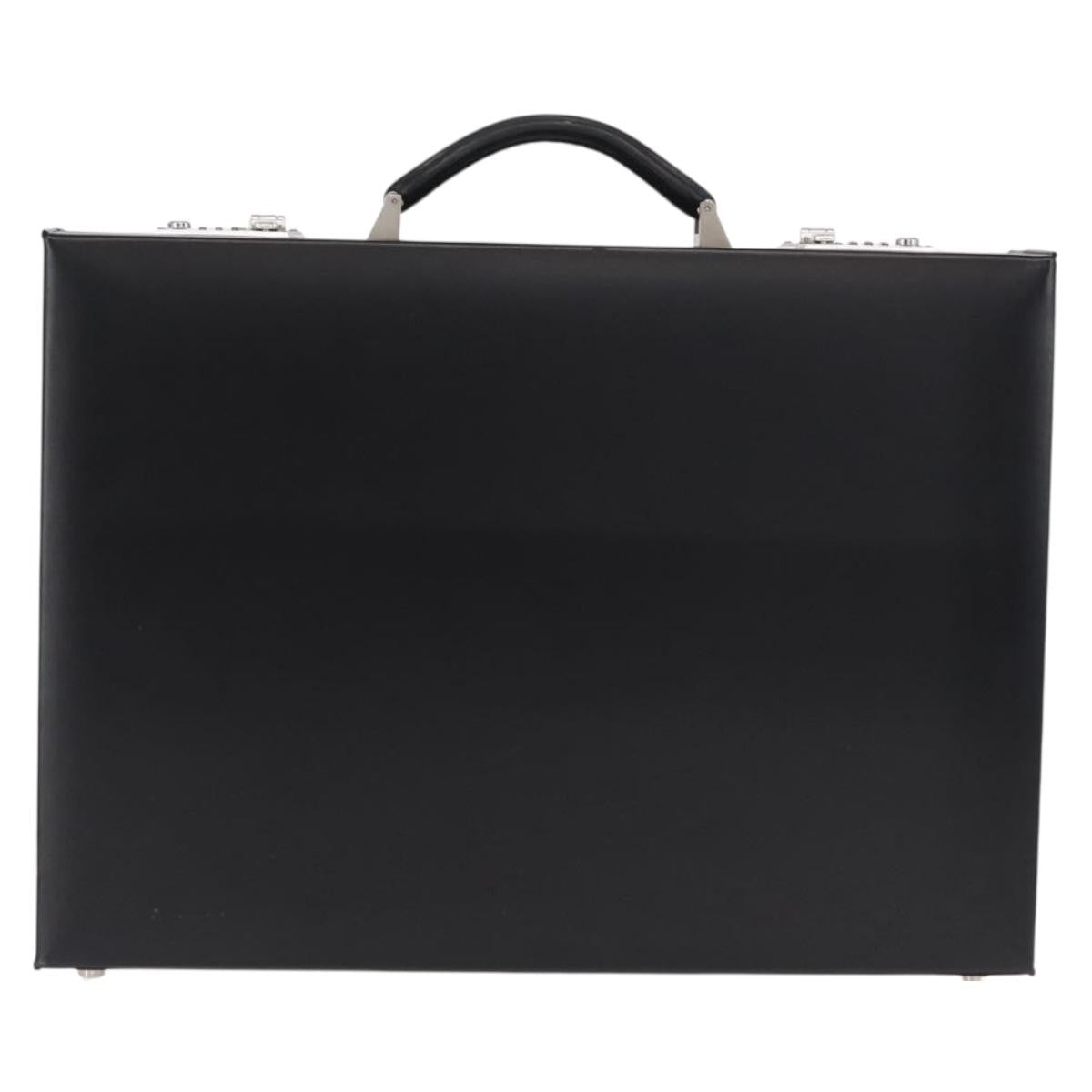Loewe Anagram Business Leather, BLACK, LEATHER, Briefcase