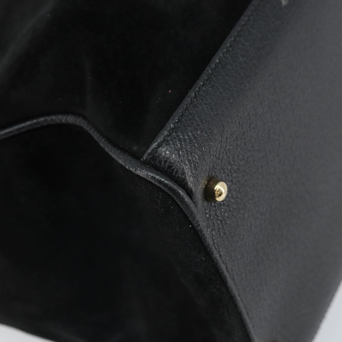Gucci Bamboo tote bag Suede, Black, Suede, Tote Bag