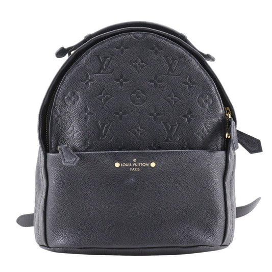 Louis Vuitton Sorbonne Backpack Pins Monogram Empreinte Leather, BLACK, CANVAS, Backpack