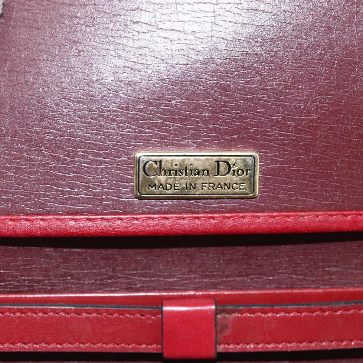 Christian Dior Vintage Handbag Leather, RED, LEATHER, Handbag