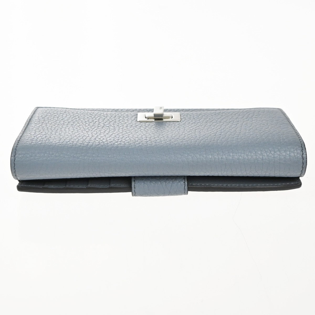 Fendi Peekaboo Wallet Leather, Blue, Leather, Wallet