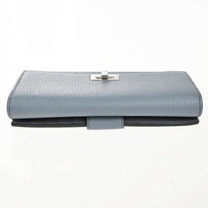 Fendi Peekaboo Wallet Leather, Blue, Leather, Wallet